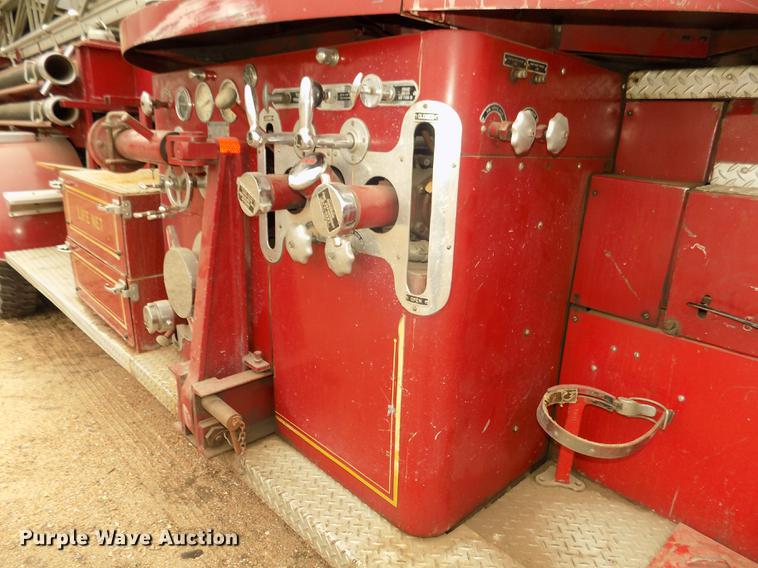 image for item DD2816 1958 American Lafrance ladder fire truck