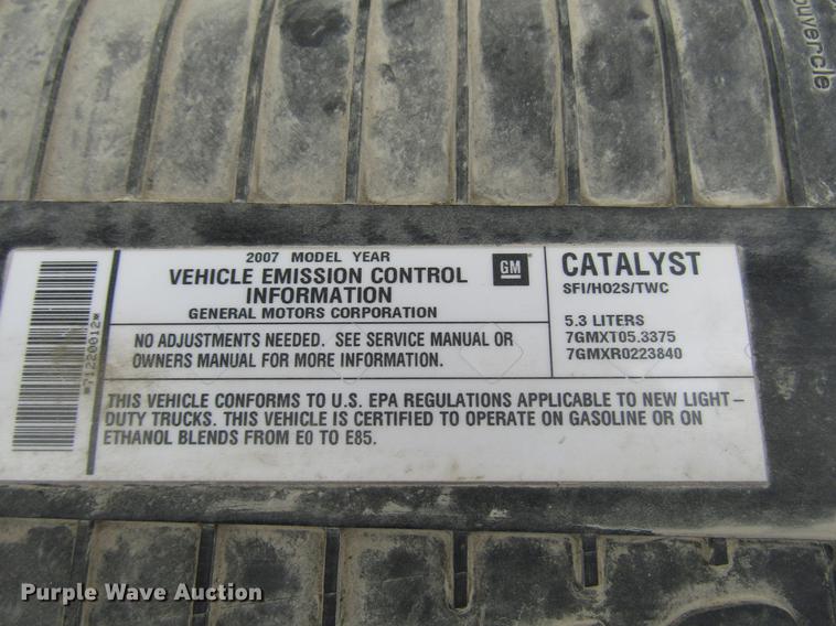 image for item DD7436 2007 Chevrolet Express 1500 van