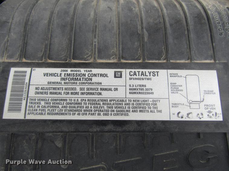 image for item DD7437 2006 GMC Savana G1500 van