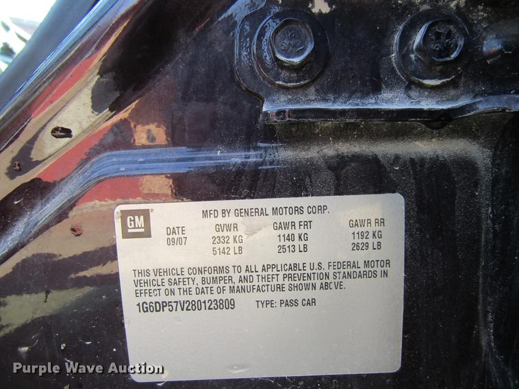 image for item DF3761 2008 Cadillac CTS