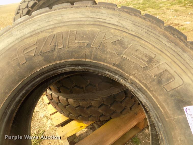 image for item DO9006 (4) Falken 11R22.5 tires