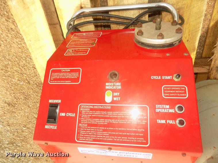 image for item DO9012 Refrigerant recovery and recycling system