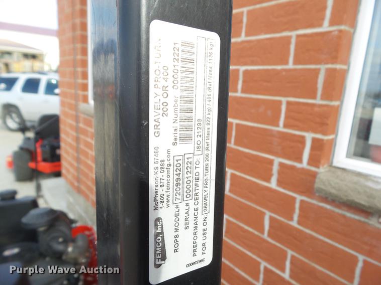 image for item DZ9307 2012 Gravely Pro Turn 460 ZTR lawn mower