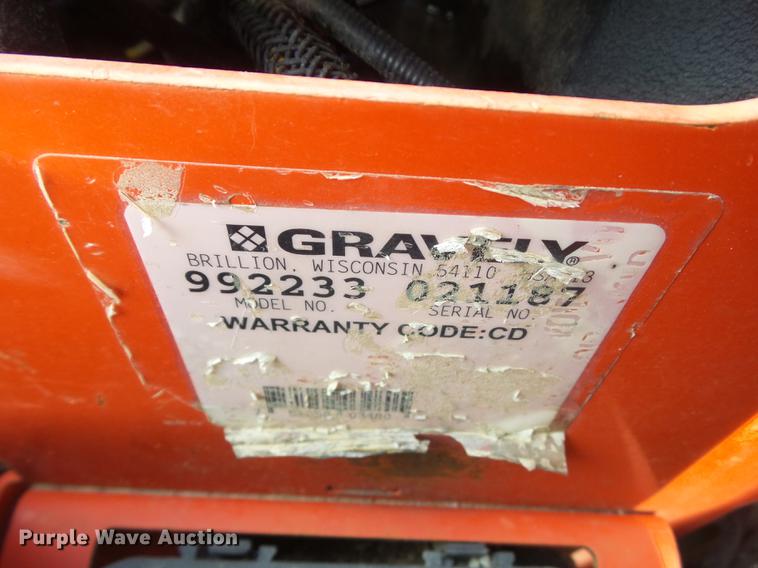 image for item DZ9307 2012 Gravely Pro Turn 460 ZTR lawn mower