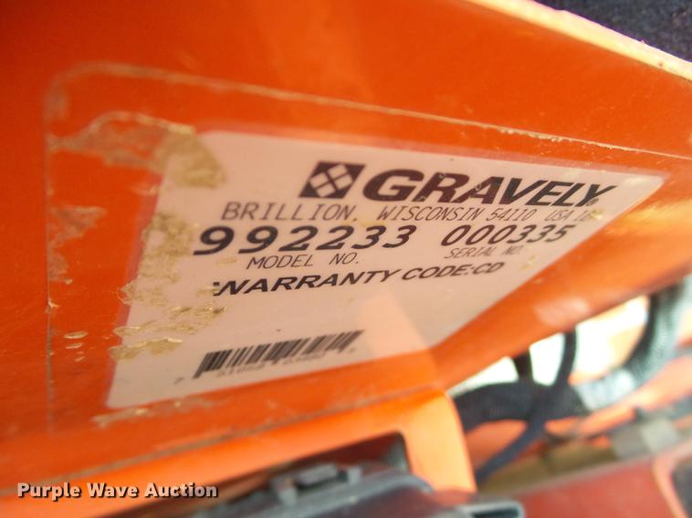 image for item DZ9308 2012 Gravely Pro Turn 460 ZTR lawn mower