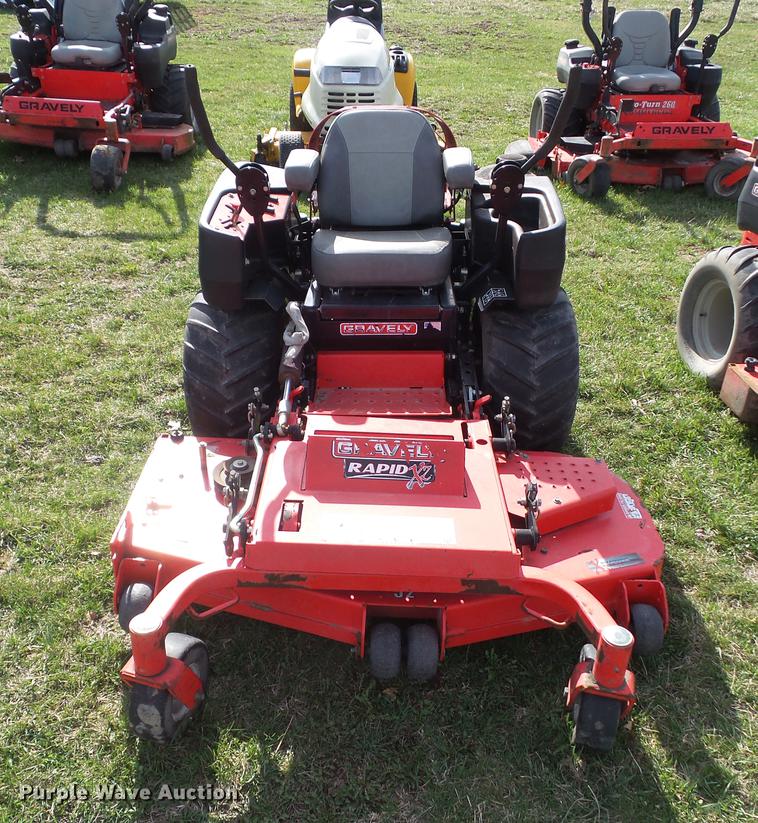 image for item DZ9309 Gravely Rapid XZ ZTR lawn mower