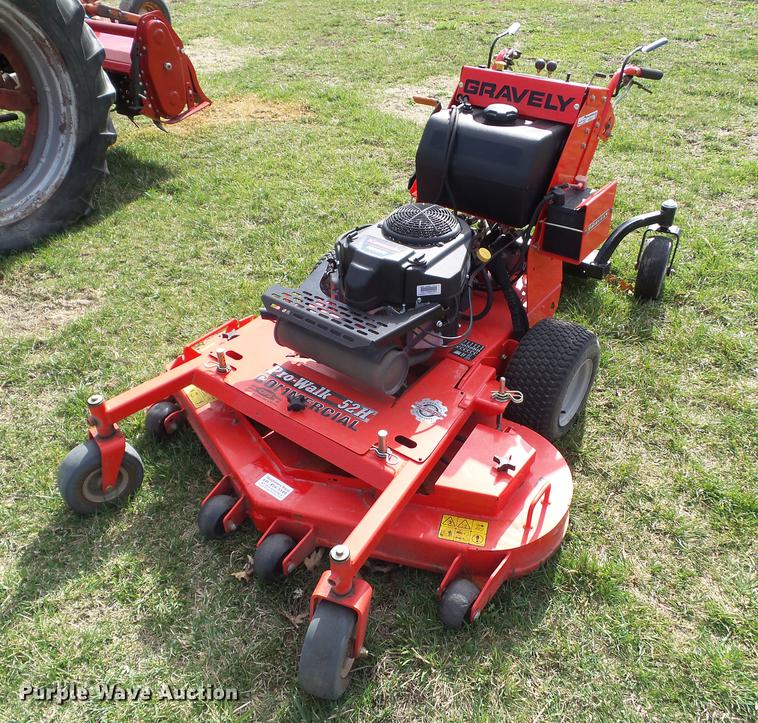 image for item DZ9313 2014 Gravely Pro Walk 52H commercial lawn mower