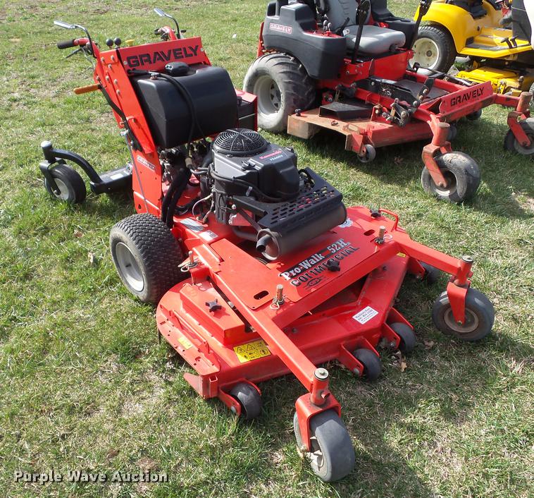 image for item DZ9313 2014 Gravely Pro Walk 52H commercial lawn mower