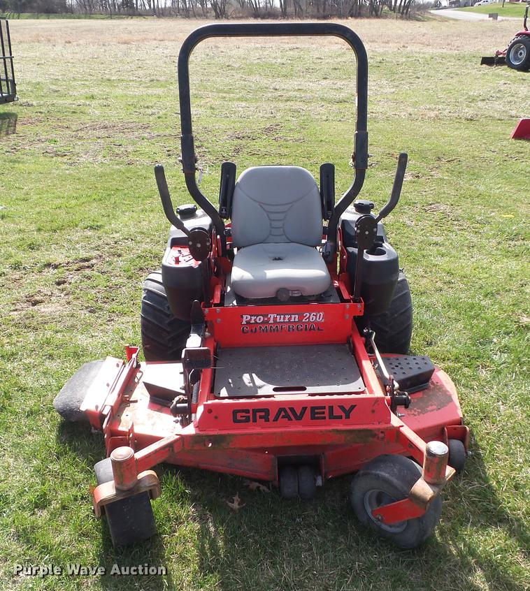 image for item DZ9314 Gravely Pro Turn 260 ZTR lawn mower