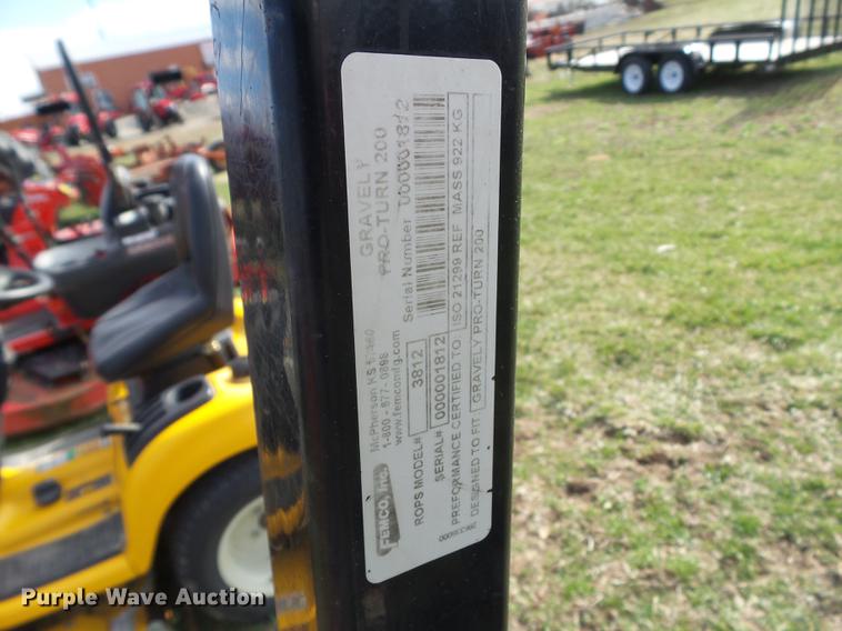 image for item DZ9314 Gravely Pro Turn 260 ZTR lawn mower