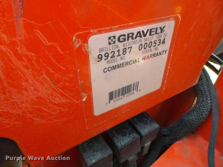 image for item DZ9314 Gravely Pro Turn 260 ZTR lawn mower