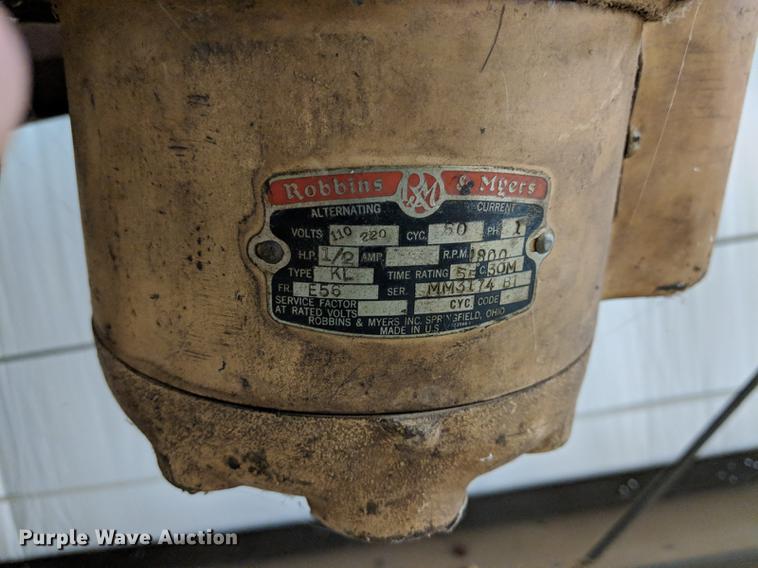 image for item DZ9867 Robbins & Myers JC-1 overhead crane hoist