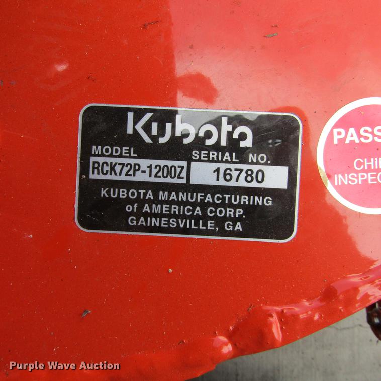 image for item EB9544 2016 Kubota ZD1211L lawn mower