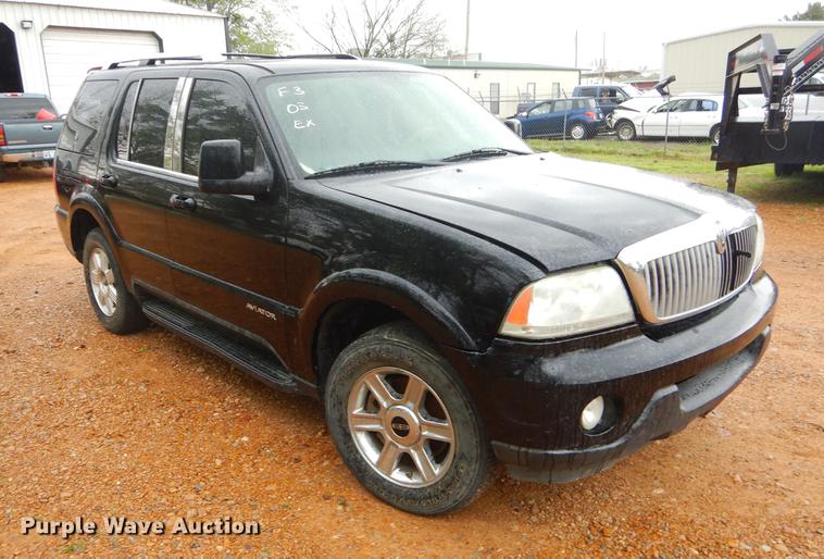 image for item EI9005 2003 Lincoln Aviator SUV