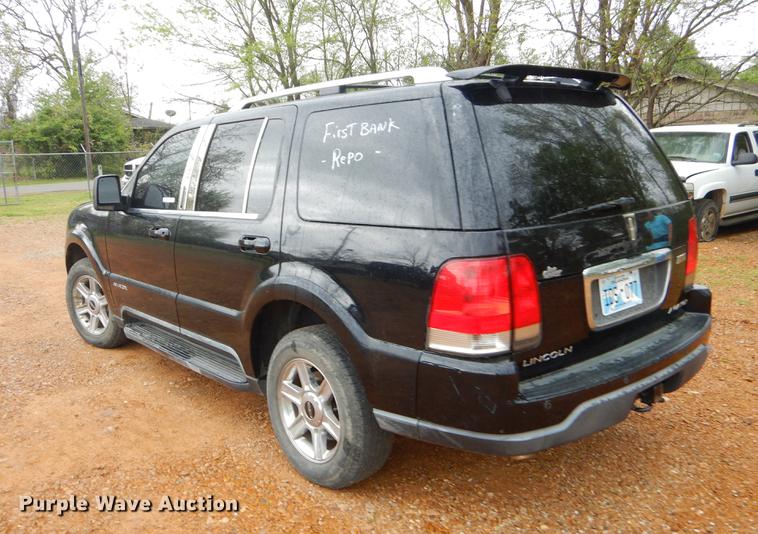 image for item EI9005 2003 Lincoln Aviator SUV
