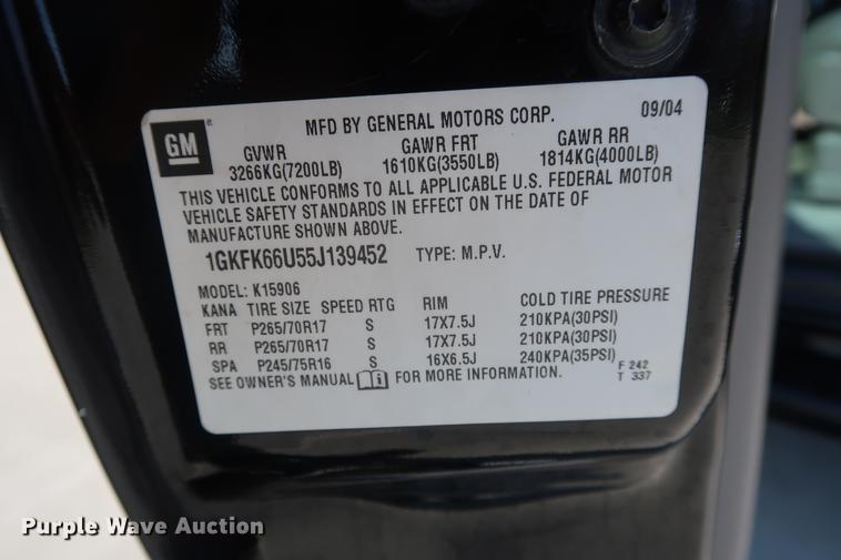 image for item EL9298 2005 GMC Yukon Denali SUV