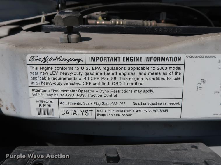 image for item EP9304 2003 Ford E350 Extended van