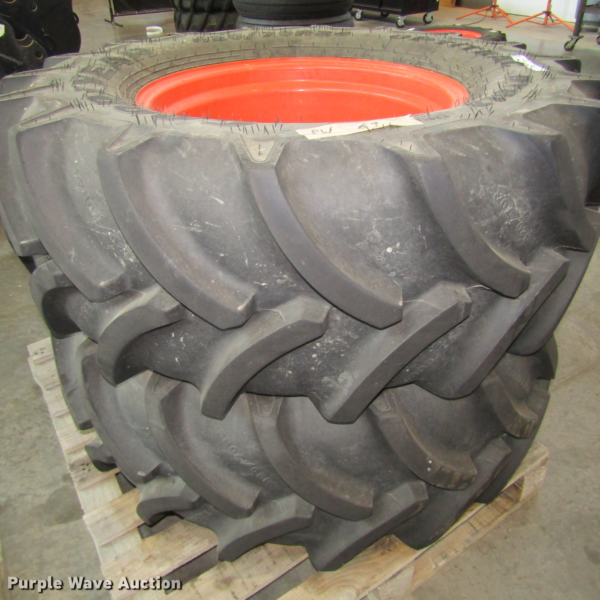  2 Goodyear Optitrac Radial 420 70R24 Tires And Wheels In Grapevine