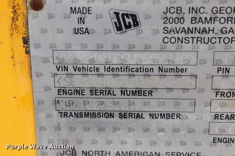 image for item BE9355 JCB 214 backhoe