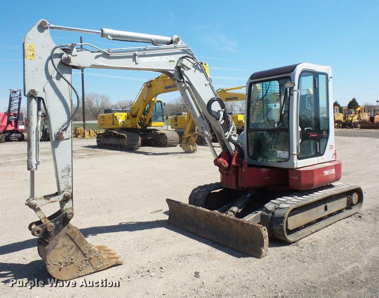 image for item DB6215 2007 Takeuchi TB153FR mini excavator