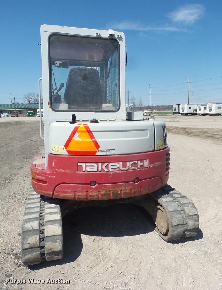 image for item DB6215 2007 Takeuchi TB153FR mini excavator