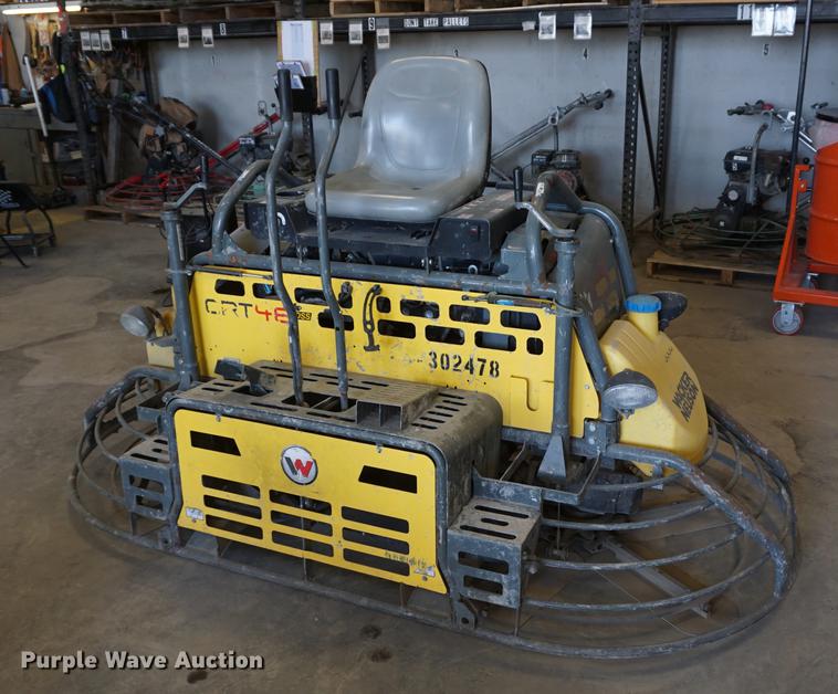 image for item DB6221 2013 Wacker Neuson CRT48 power trowel