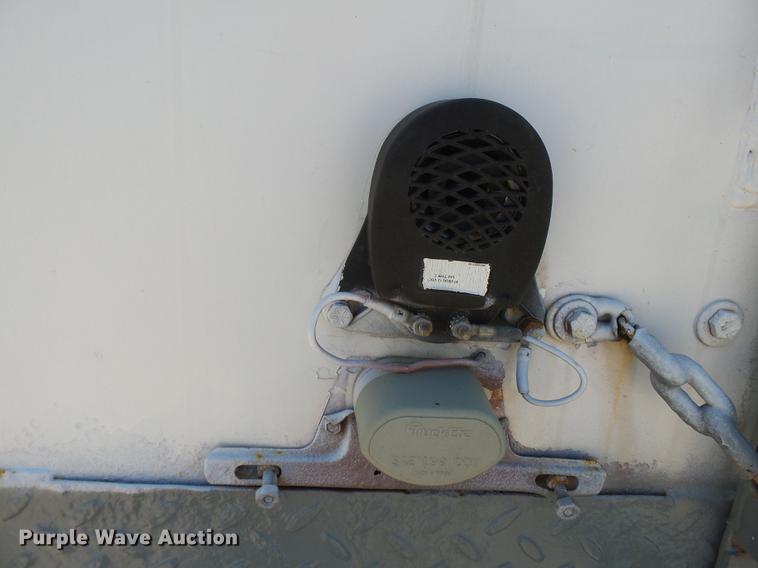 image for item DB7150 1995 Ford F800 utility bed truck with crane