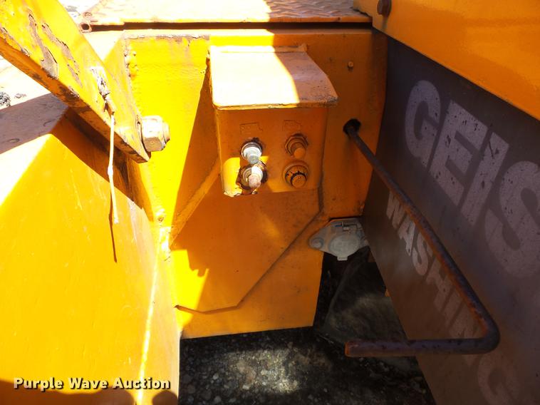 image for item DB7169 1996 Geisert tilt deck equipment trailer