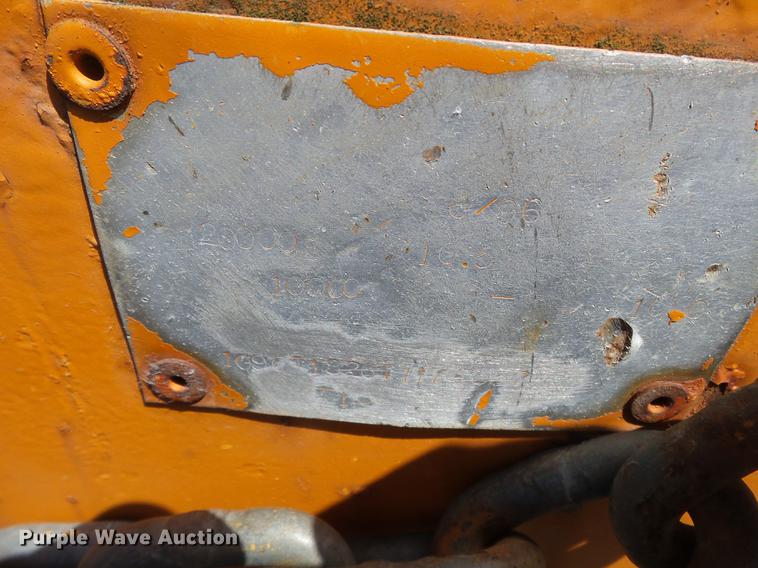 image for item DB7169 1996 Geisert tilt deck equipment trailer