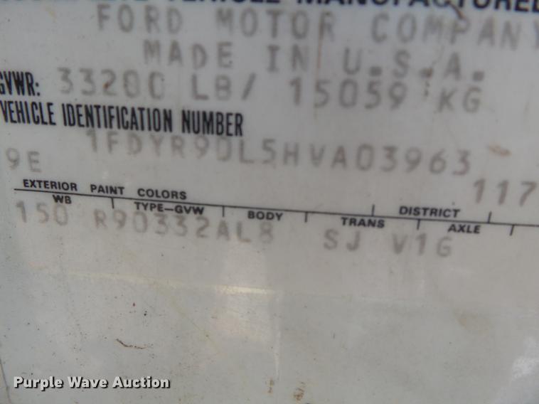 image for item DB7172 1987 Ford LN9000 dump truck