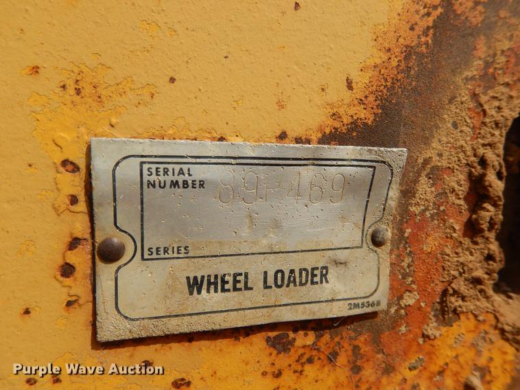 image for item DC0388 1970 Caterpillar 980B wheel loader