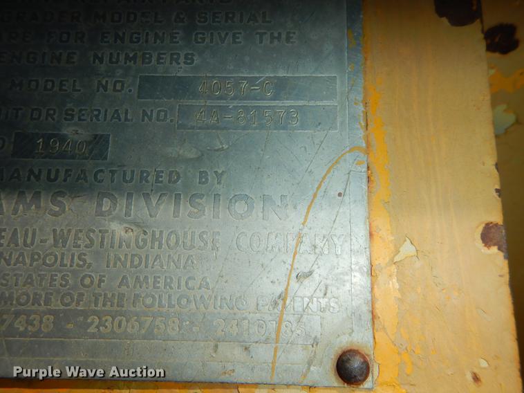 image for item DC0445 Adams 550 rigid frame motor grader