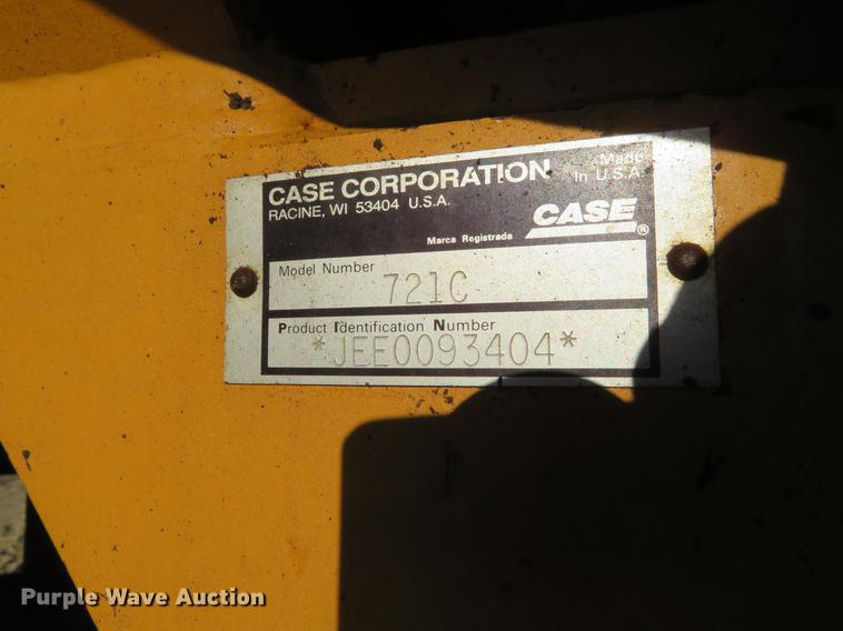 image for item DC0998 1999 Case 721C wheel loader