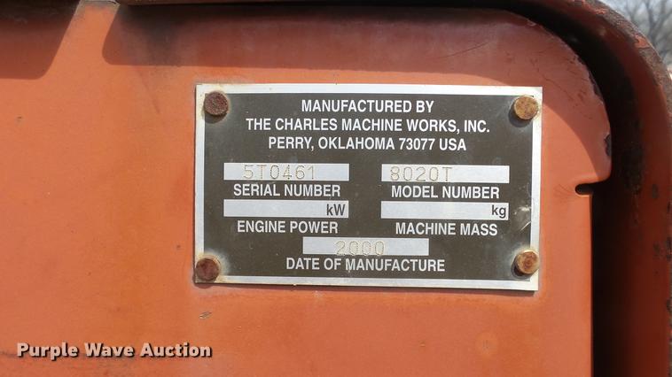 image for item DC3036 2000 Ditch Witch 8020 Turbo cable plow