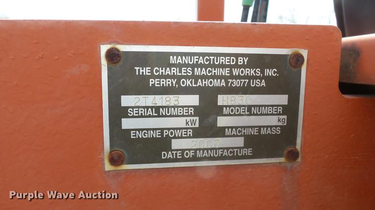 image for item DC3036 2000 Ditch Witch 8020 Turbo cable plow