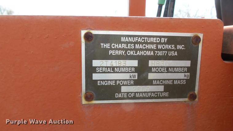 image for item DC3036 2000 Ditch Witch 8020 Turbo cable plow