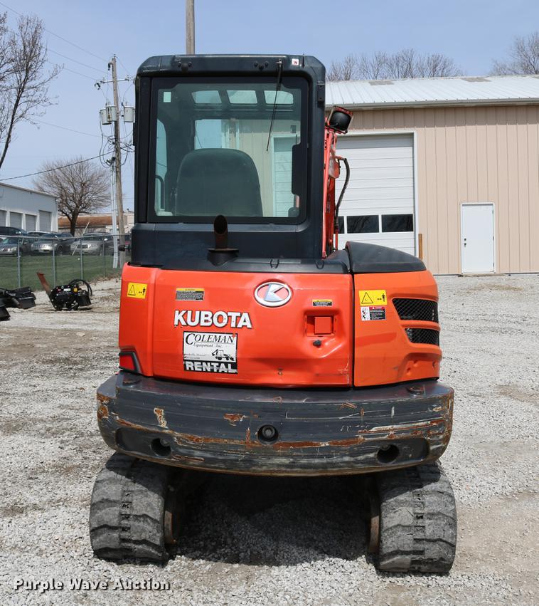 image for item DC7633 2013 Kubota KX040-4 mini excavator