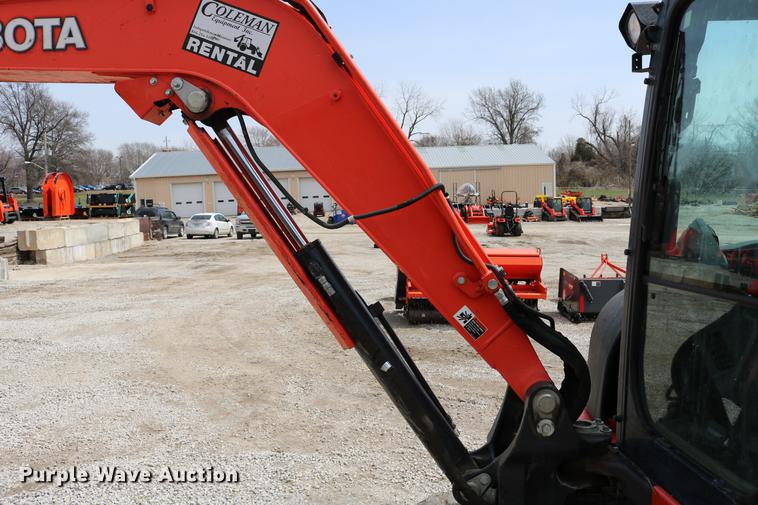 image for item DC7633 2013 Kubota KX040-4 mini excavator