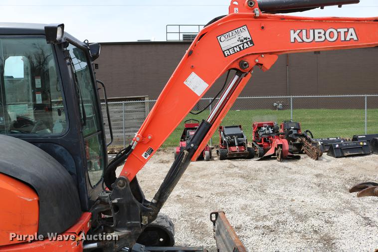 image for item DC7633 2013 Kubota KX040-4 mini excavator
