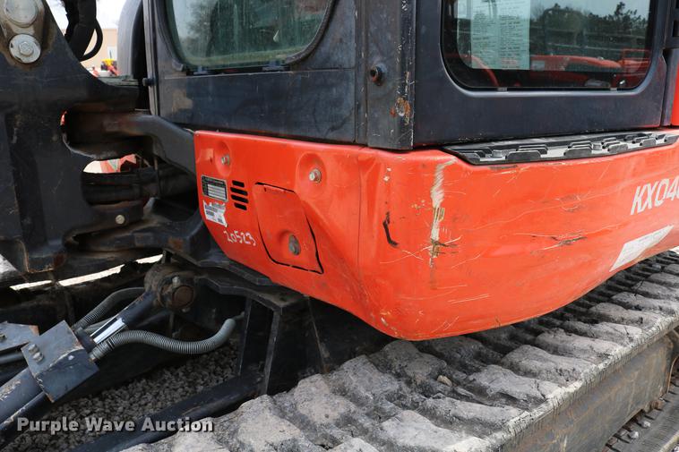 image for item DC7633 2013 Kubota KX040-4 mini excavator
