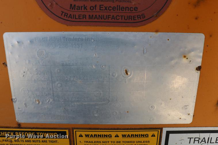 image for item DC7637 2000 Redi Haul equipment trailer