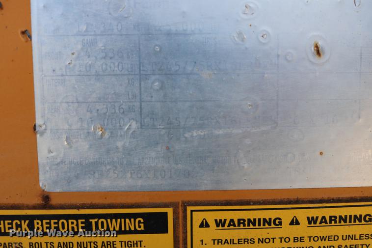 image for item DC7637 2000 Redi Haul equipment trailer