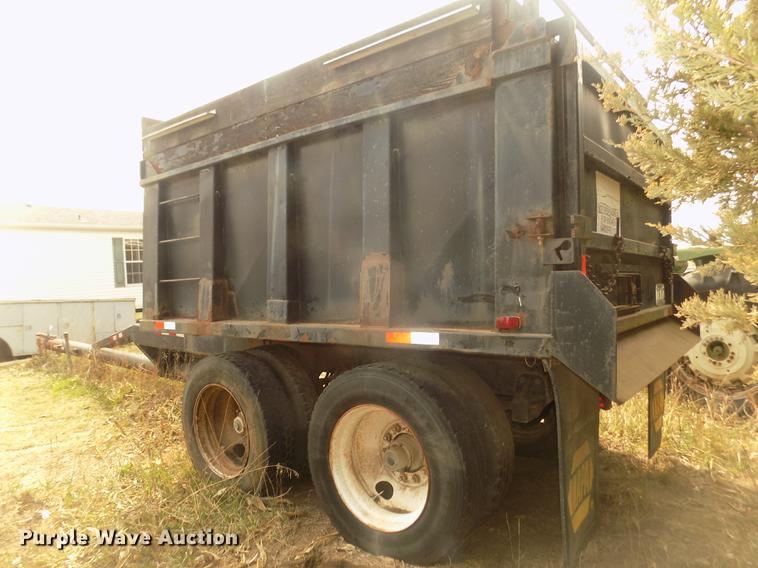 image for item DD2791 1981 end dump pup trailer