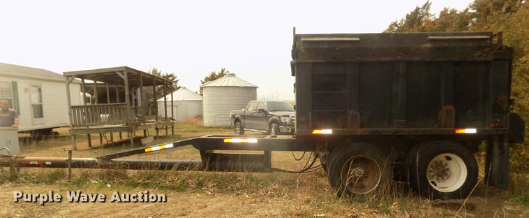 image for item DD2791 1981 end dump pup trailer