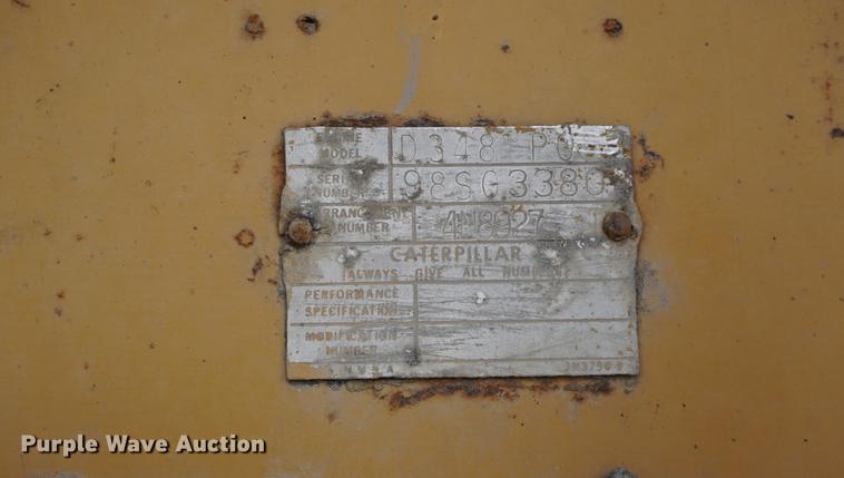image for item DE3317 Caterpillar D348PO V12 twin turbo diesel engine