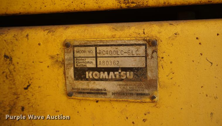 image for item DE3319 1997 Komatsu PC400LC-6LC excavator