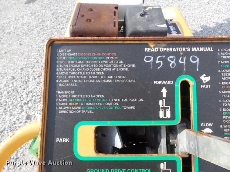 image for item DM9979 1998 Case 60 trencher