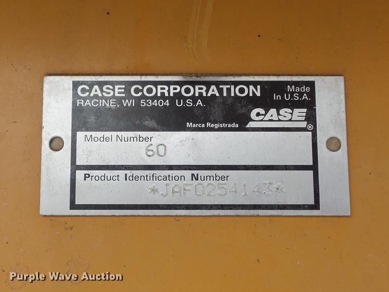 image for item DM9979 1998 Case 60 trencher