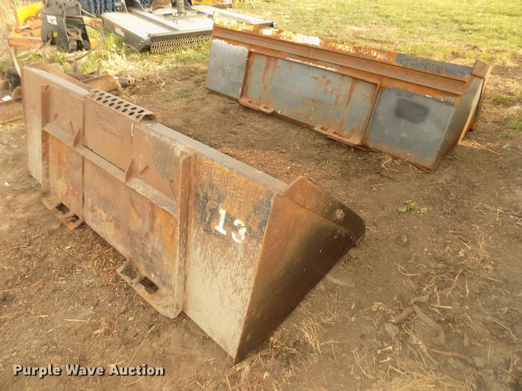 image for item DO9005 (2) skid steer buckets