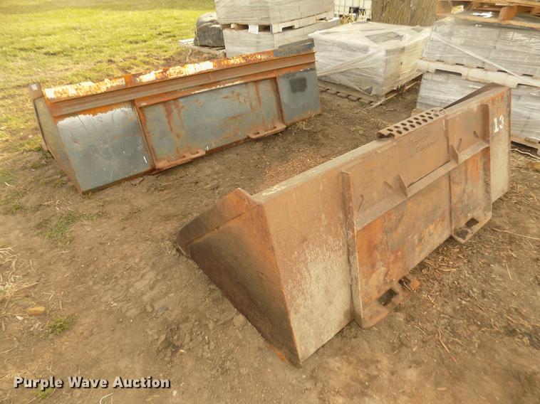 image for item DO9005 (2) skid steer buckets